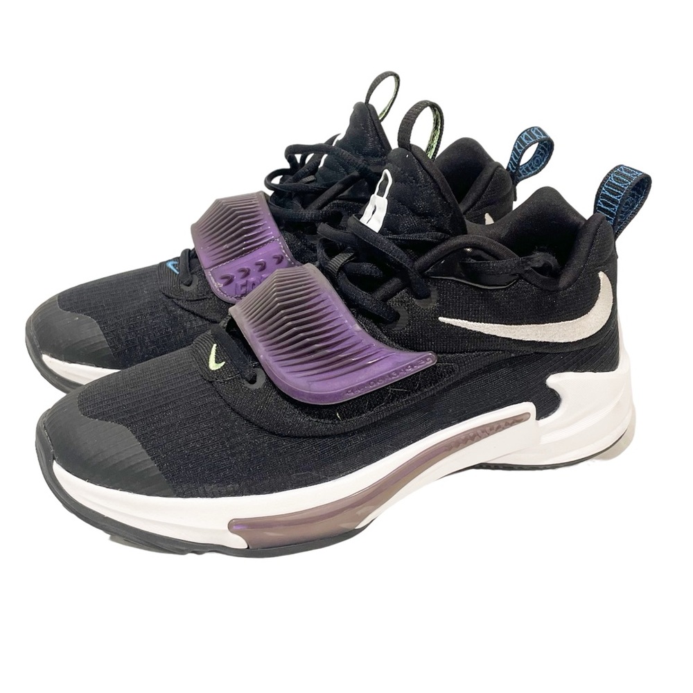 Nike Zoom Freak 3 Project 34 Youth Size 7 Basketball Shoes Sneakers Black